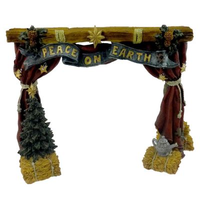 Boyds Bears & Friends Nativity Series #4 THE STAGE From The Bearstone Collection