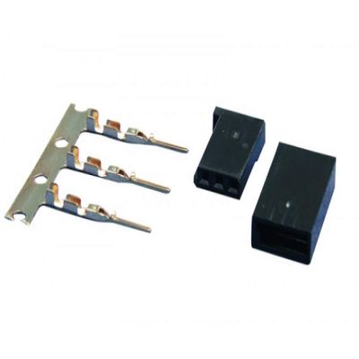 Jamara 98356 3-Piecess JR Plug kit, Gold, Multi Color