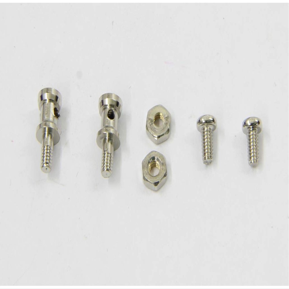 Jamara 170046 2 Pieces Mini Push Rod Joiner, 1 mm, Multi Color