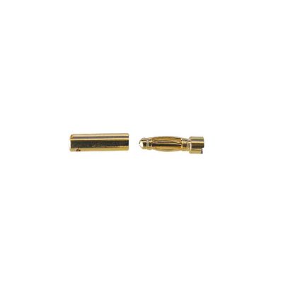 Jamara 95665 Gold Connectors, 2 Male/2 Females, 1.5 mm, Multi Colour
