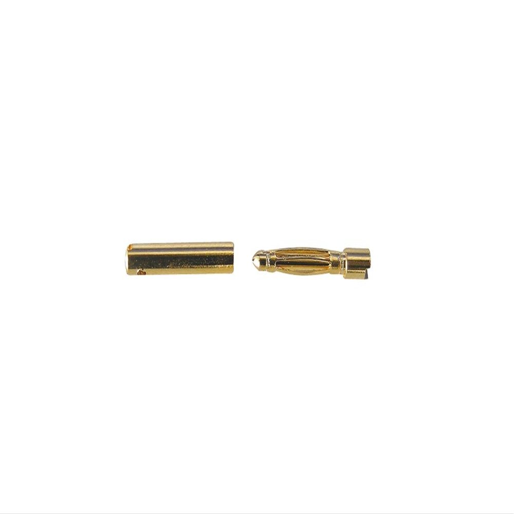 Jamara 95665 Gold Connectors, 2 Male/2 Females, 1.5 mm, Multi Colour