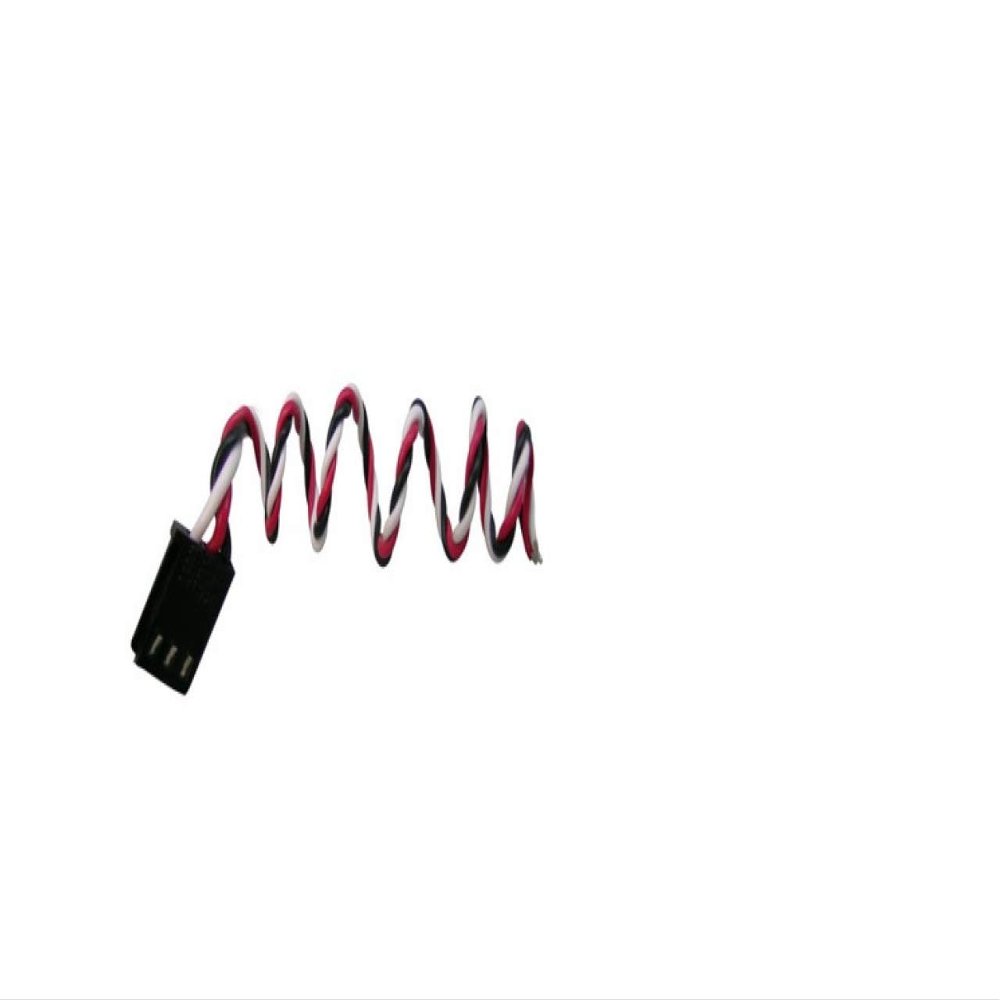 Jamara 98904 Servo Lead FUT, 0.25 mm Diameter, 1m Length, Braided, Multi Color