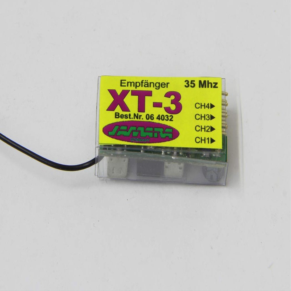 Jamara 64032 XT3 Receiver, 35 MHz, Multi Color