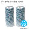 Brybelly Monte Carlo Premium Poker Chips (50-Pack) Heavyweight 14-Gram Clay Composite ($50 Teal) view 3