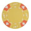 Brybelly Ace King Suited Poker Chip Heavyweight 14-gram Clay Composite  Pack of 50 (Yellow) view 1