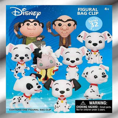 Disney 101 Dalmatians 3D Foam Bag Clip in Blind Bag