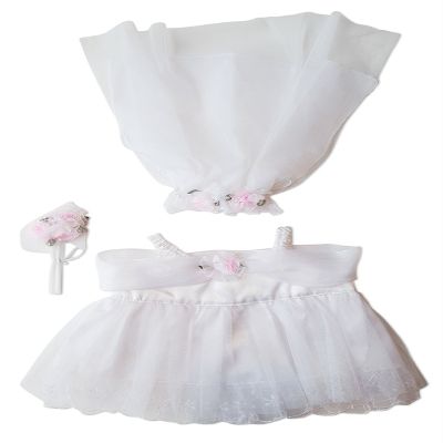 Bride Outfit Teddy Bear Clothes Fit 14" - 18" Build-a-Bear and Make Your Own Stuffed Animals