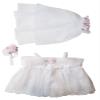 Bride Outfit Teddy Bear Clothes Fit 14" - 18" Build-a-Bear and Make Your Own Stuffed Animals view 2