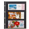 10 pieces of CA-303S Teji Collection Album spare pocket lottery ticket, memorial, small bill and small sheet other three-stage black mount (japan import) view 4