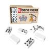 Bene Casa - Cuban Flag Double Nines Dominoes Set - 2-10 Players - Wooden Box with 55 Dominos view 3