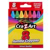 Cra-Z-Art 8ct Jumbo Crayons for Children, Back to School Essential for Ages 3 and Up view 1