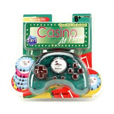 5 in 1 Casino At Home Tesas Hold'em Included