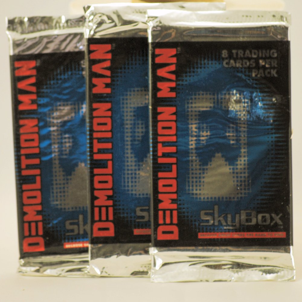 1993 - Skybox International - Demolition Man - Trading Cards - 21 Packs - Each Pack Contains 8 Cards - 168 Cards Total -