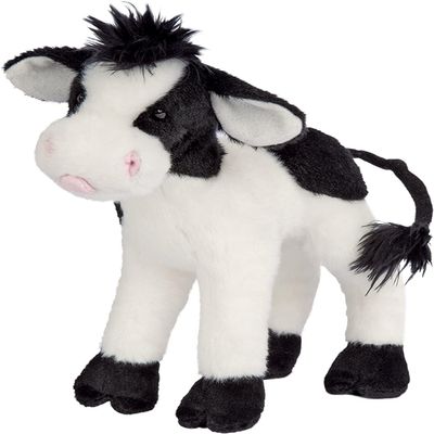 Douglas Sweet Cream Baby Cow Calf Plush Stuffed Animal Toy Soft Farm Animal 8 Inch