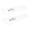  FS-04WH Flying Star 4S B-Blade (Bottom Blade), Set of 2, White view 1