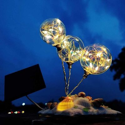 Solar Atmosphere Light DIY Shell Night Light Colorful Bubble Light for Friends