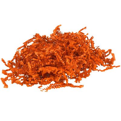 JAM PAPER Crinkle Cut Shred Tissue Paper - Orange - 20 lb/box