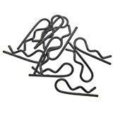 Racers Edge Black Chrome Mt Body Clips RCE1055BC