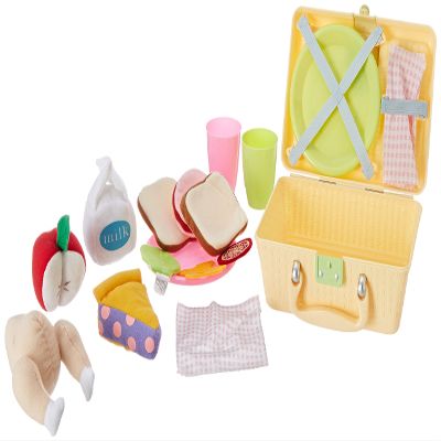 Cushy Caf Picnic Set And Tea Set Assortment (2 Assortment) (Window Box)