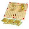 Constructive Playthings 11 1/2" sq. Magnetic Counting Board with Included Pattern Cards for Ages 3 Years and Up view 1
