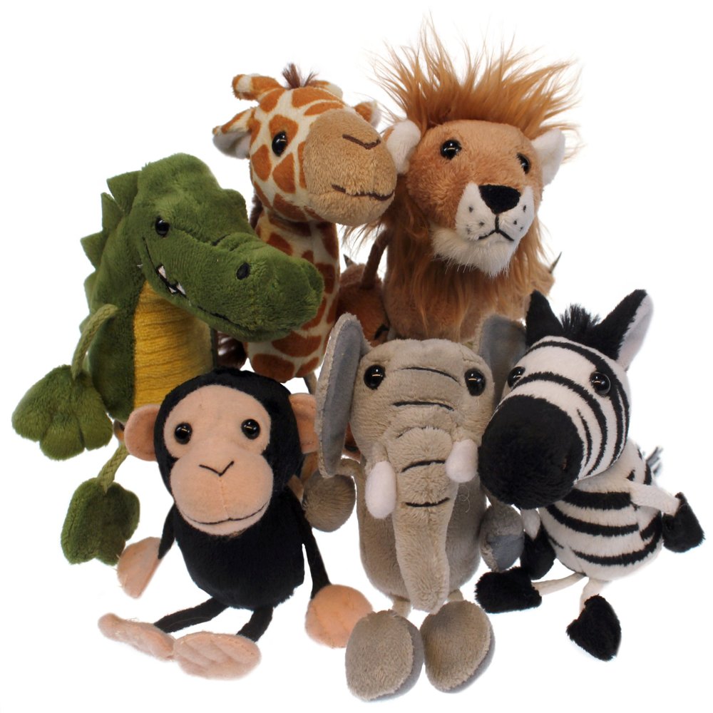 The Puppet Company African Finger Puppets Set of 6