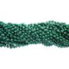 33 inch 07mm Round Metallic Dark Green Mardi Gras Beads - 6 Dozen (72 Necklaces) view 3