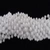 33 inch 07mm Round Pearl White Mardi Gras Beads - 1 Dozen ( 12 necklaces) view 1