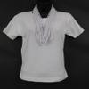 33 inch 07mm Round Pearl White Mardi Gras Beads - 1 Dozen ( 12 necklaces) view 2