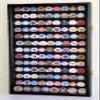 117 L Casino Chip Coin Display Case Cabinet Chips Holder Wall Rack 98% UV Lockable, Black view 1