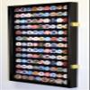 117 L Casino Chip Coin Display Case Cabinet Chips Holder Wall Rack 98% UV Lockable, Black view 3