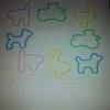 Assortment of 60 Fun Bands Silly Bandz Rubber Band Bracelets - America, Crazy Characters, Rock 'n' Roll, Sea Life, Sports, Zoo Creatures and More! view 4
