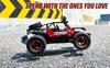 BEZGAR TB141 RC Cars-1:14 Scale Remote Control Car, 2WD High Speed 20 Km/h All Terrains Electric Toy Off Road RC Car Vehicle Truck Crawler with Two Rechargeable Batteries for Boys Kids and Adults view 4
