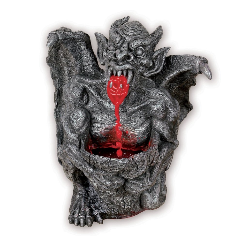 10" Gargoyle Fountain Animated Prop