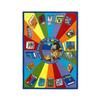 Joy Carpets Read All About It 7'8" x 10'9" Area Rug in Color Multi view 1