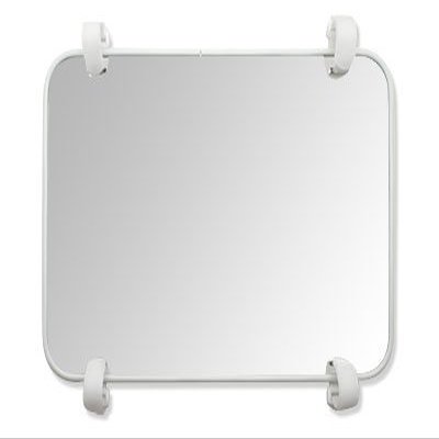 Baby Mirror, Large, Double-Sided with High Contrast Images, Baby Safe Mirror Perfect for Cribs, NICU Approved, Shatterproof, Medical Grade Rubber, Hospital Recommended, Bestselling Toy for Babies