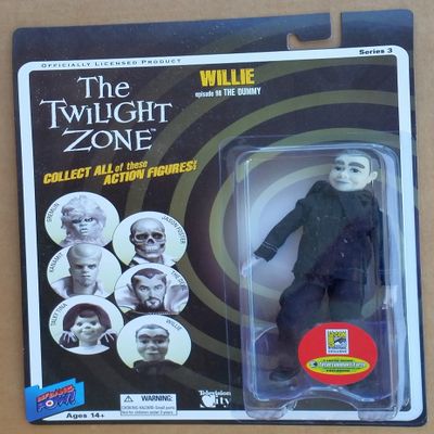 Bif Bang Pow! 2010 SDCC San Diego ComicCon Exclusive Twilight Zone Action Figure Willy The Dummy