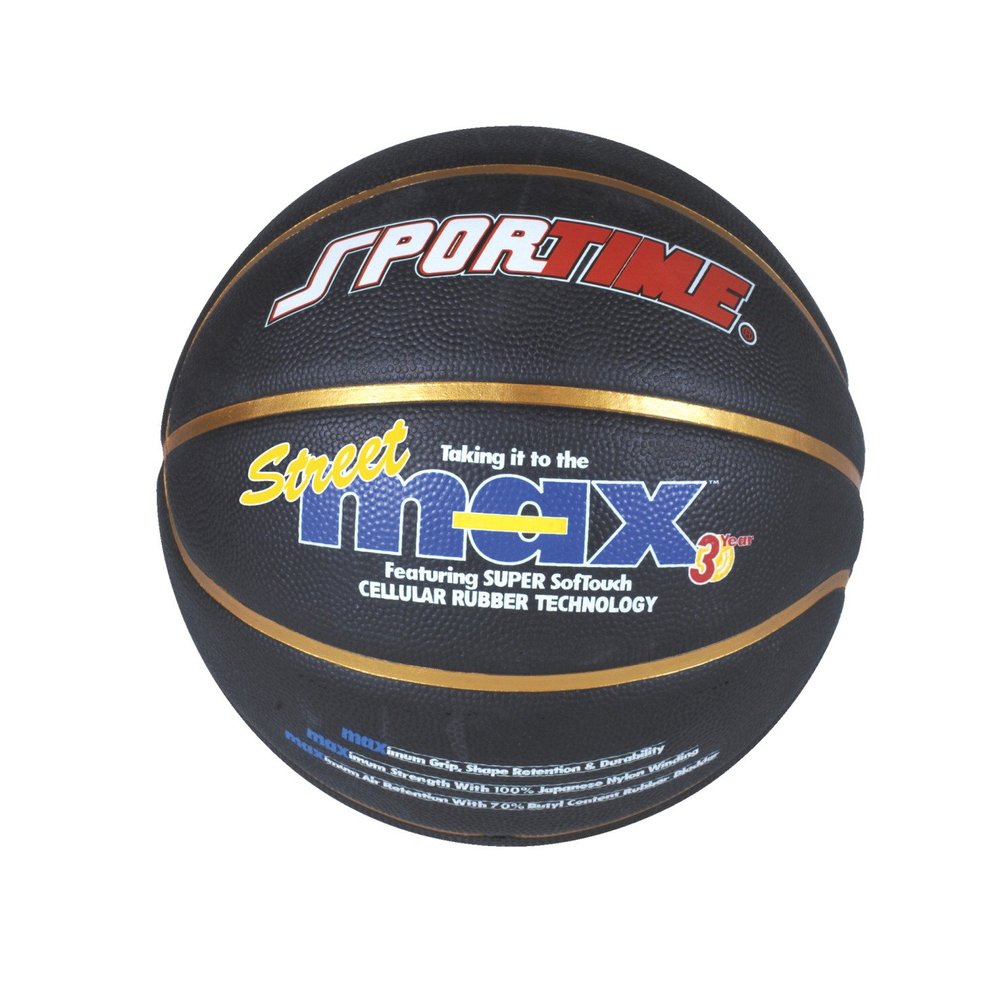 Sportime - 24734 Junior StreetMax Basketball, 27-1/2 Inches, Black