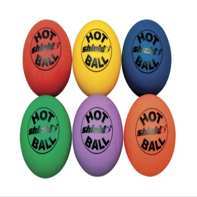 Shield No Bounce HotBalls, Set of 6, Sports Balls, Playballs, Kid, Little Kid, 6 Balls (Red, Yellow, Blue, Green, Orange, Purple)
