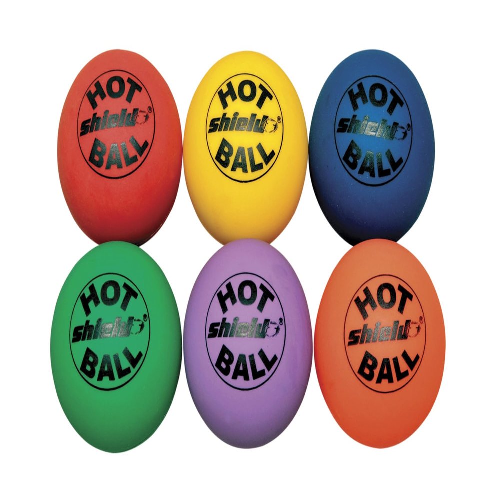 Shield No Bounce HotBalls, Set of 6, Sports Balls, Playballs, Kid, Little Kid, 6 Balls (Red, Yellow, Blue, Green, Orange, Purple)