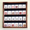 24 Collector NGC PCGS ICG Coin Slab Display Case Cabinet Holder Rack  Lockable, Walnut view 2