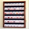 42 Collector NGC PCGS ICG Coin Slab Display Case Cabinet Holder Rack  Lockable, Walnut view 1