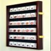 42 Collector NGC PCGS ICG Coin Slab Display Case Cabinet Holder Rack  Lockable, Cherry view 2