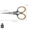 Westcott E-30440 00 4 inch Titanium Nitride Bonded Super Soft Grip Scissor, Straight - Grey/Yellow view 3