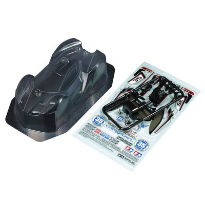 Tamiya 95101 Mini 4WD Body Set Festa Jaune 35th Anniversary Clear L
