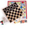 Bigjigs Toys, Games Compendium, Wooden Toys, Board Games, Classic Board Games, Compendium of Games, Traditional Games, Tic Tac Toe, Tiddly Winks, Snakes and Ladders view 4