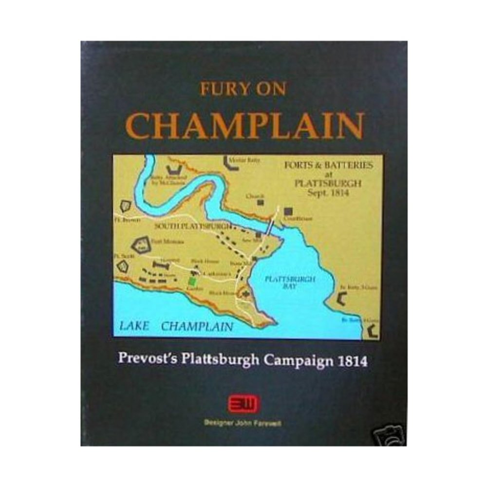 3W Fury on Champlain Prevost's Plattsburgh Campaign 1814 Games
