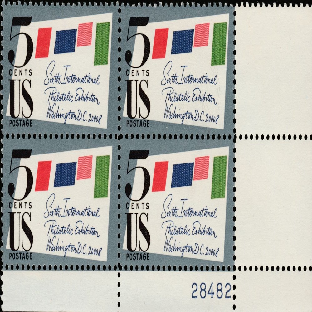 1966 4 X 5 Sixth International Philatelic Exhibition US Postage Stamps Scott # 1310
