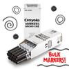 Crayola Broad Line Markers - Black (12ct), Markers for Kids, Bulk School Supplies for Teachers, Nontoxic, Marker Refill with Reusable Box view 3