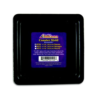 4 1/4" Square Coaster Mold
