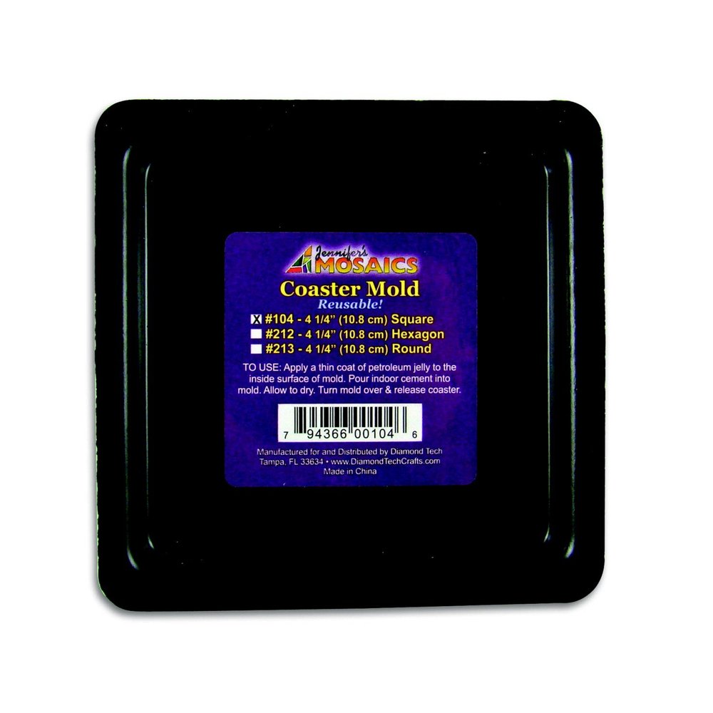 4 1/4" Square Coaster Mold